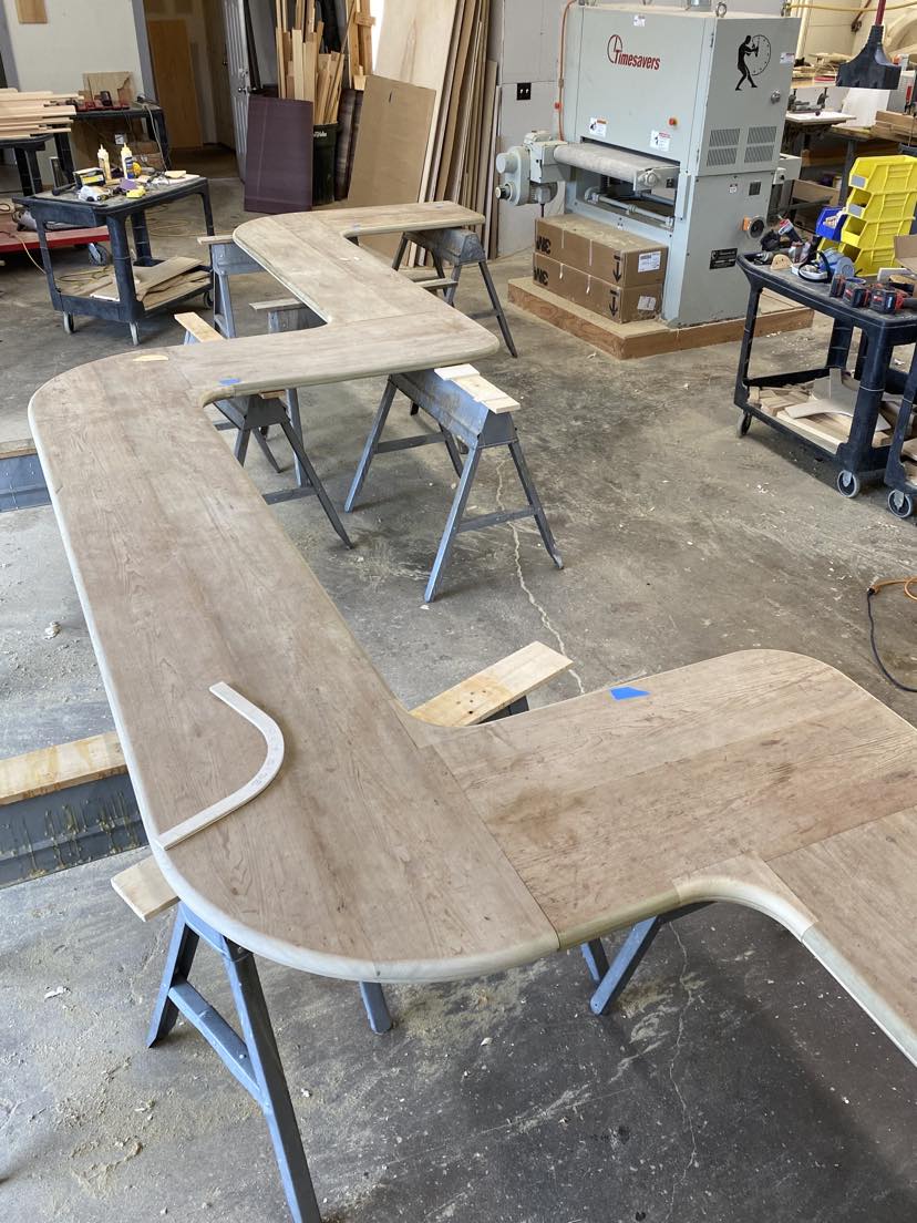 Assembled pre-finish, 3/4 angle