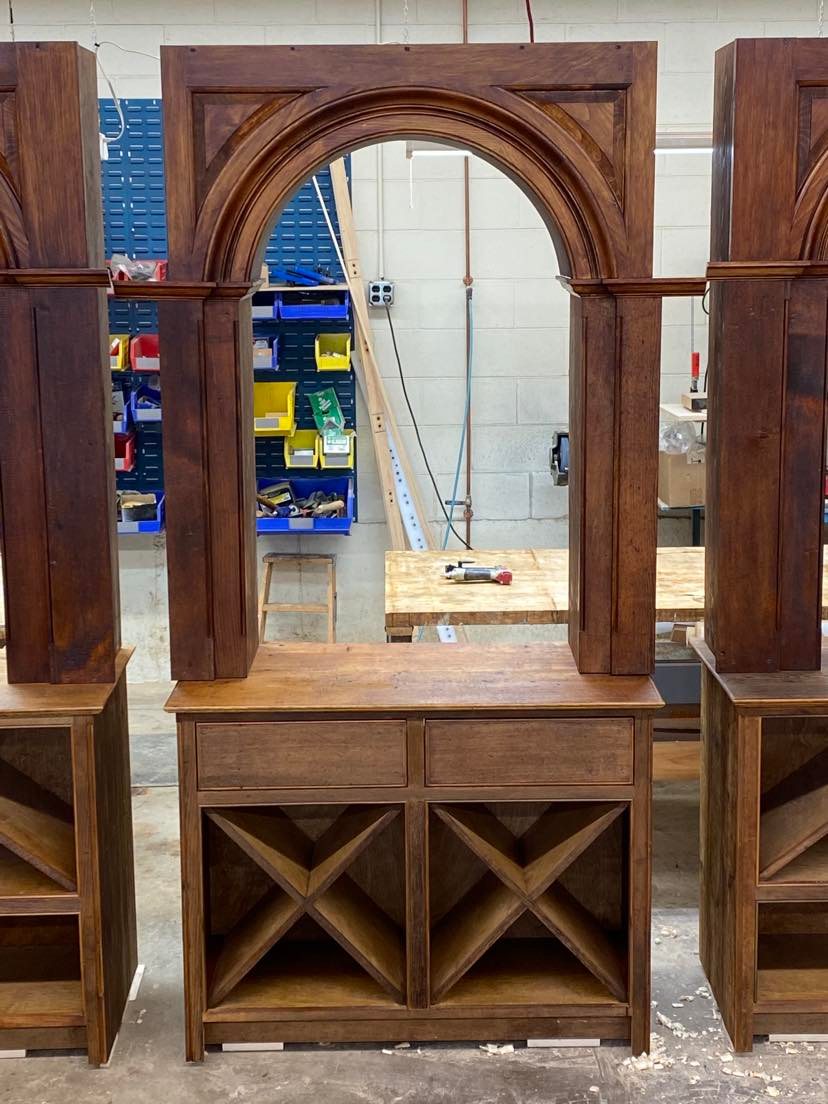 Drawer and face frame joinery close-up